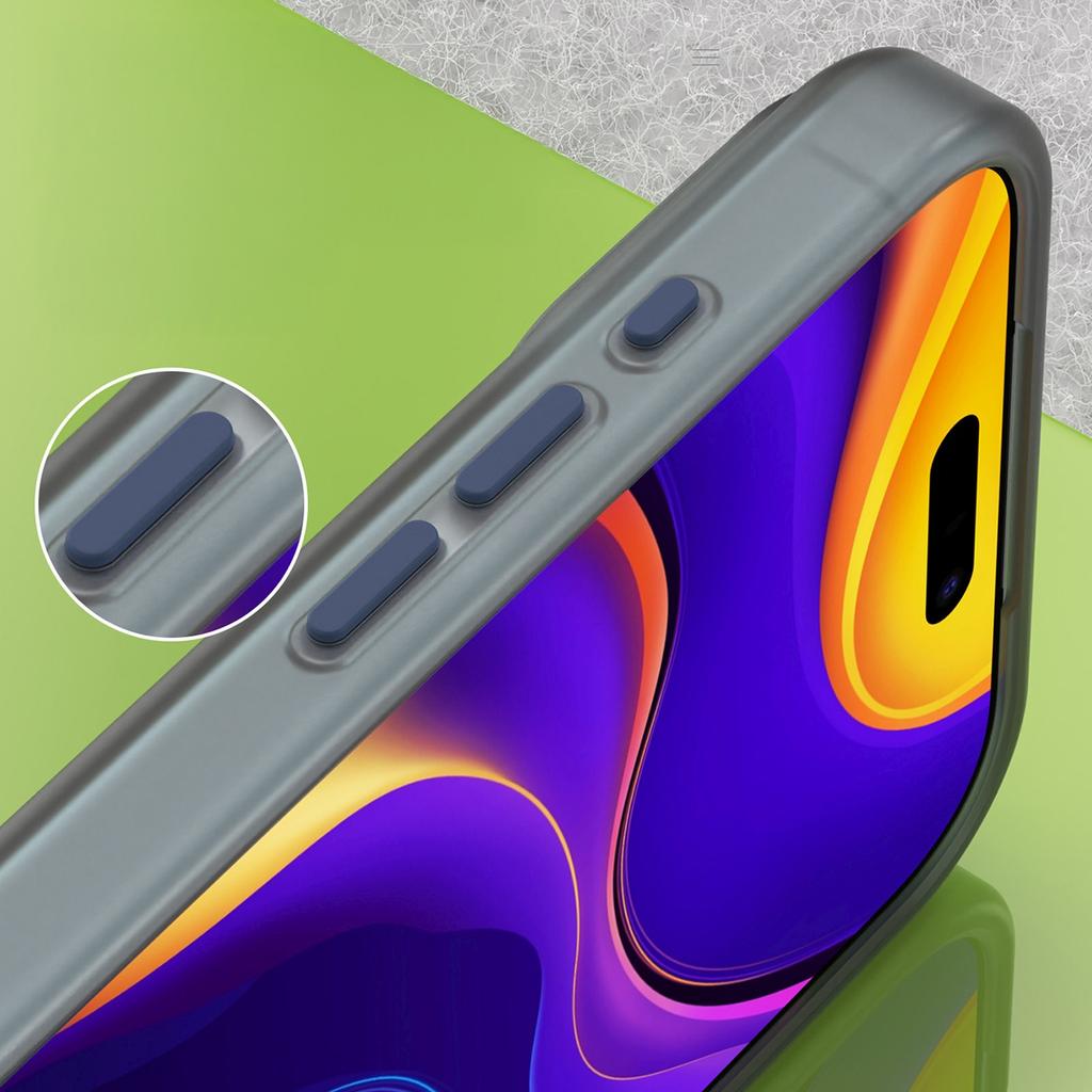 Etui case na iPhone 17 Pro Max Magnetic Abrasive MagSafe - matowe niebieskie