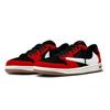 Travis Scott X Jordan Air Jordan 1 Abrasion Resistant Low Top Vintage Basketball Shoes Unisex Red White Black DZ4137-700(Team1565-)
