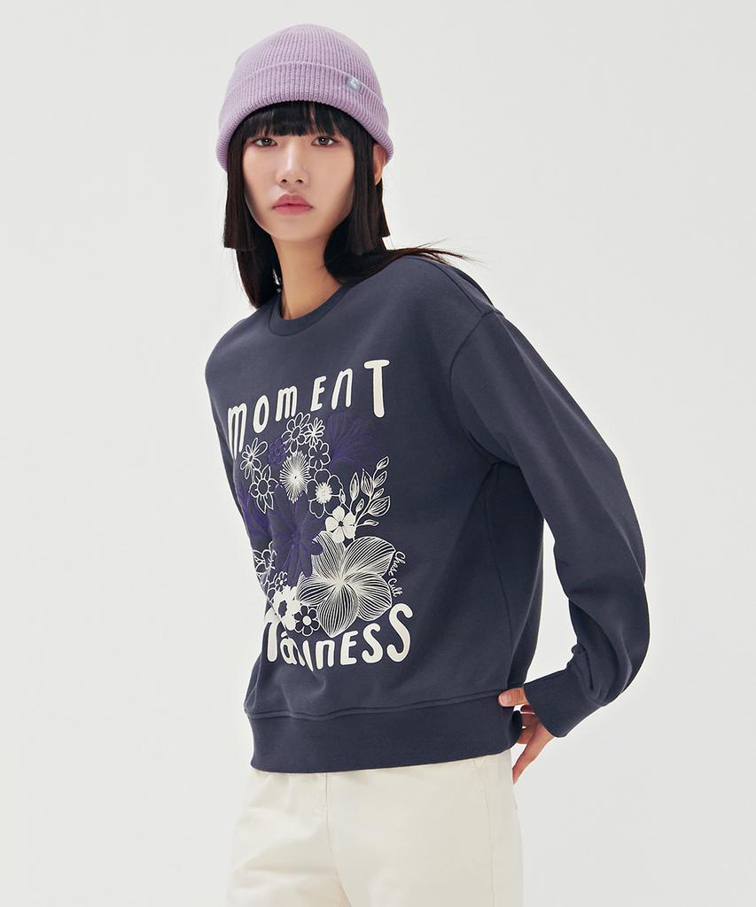 CHASECULT Women'S Flower Motif Graphic Brushed T-Shirt-Bfrg5168D04