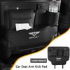 2Pcs Car Seat Anti-Kick Anti-Dirty Protection Pads For Bentley Continental GT MULLINER Bentayga Flying Hurtling Spur Accessories