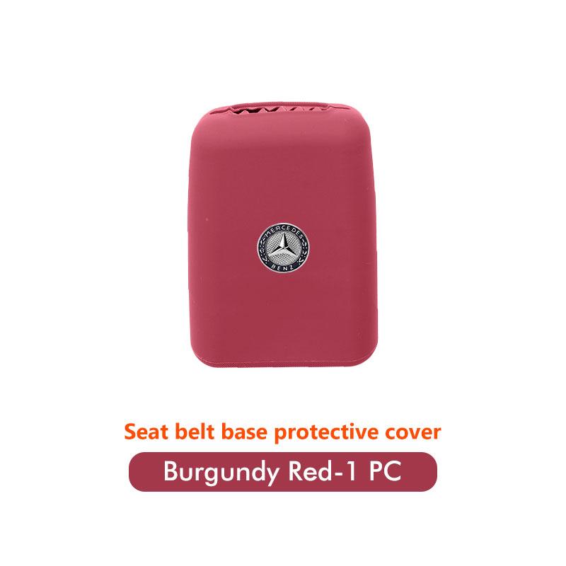 CQN1 For Benz Car Seat Belt Buckle Cover Anti-Scratch Protector Clip Car Accessories Interior W202 W212 W126 W140 W168 W177 CLS GLE