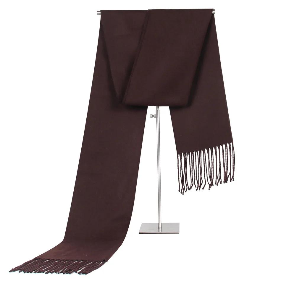Fashion Design Plaid Men's Scarf Autumn Winter Korean Version Imitation Cashmere Muffler Male Soft Light Tassel Thick Warm Shawl