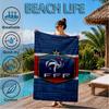 France Soccer Club Emblem  Printed Microfiber Beach Towel, Soft And Absorbent, Quick-Dry, Ideal for Summer Travel, Beach Essential, Swimming Pool