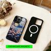 Garden Paint Art Phone Case For iPhone17,16,15,14,13,12,11 Plus,Pro Magnetic with Magsafe Wireless Charging