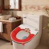 Warm Toilet Seat Cover Cartoon Washable Toilet Cushion Removable Toilet Seat Cushion  Bathroom
