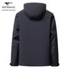 Seven Wolves Men's Hooded Business Casual Windproof Jacket