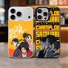 Anime S-Samurai C-Champloo Phone Case For iPhone 17,16,15,14,13,12,11 Plus,Pro Max,Colored Silver Phone Case