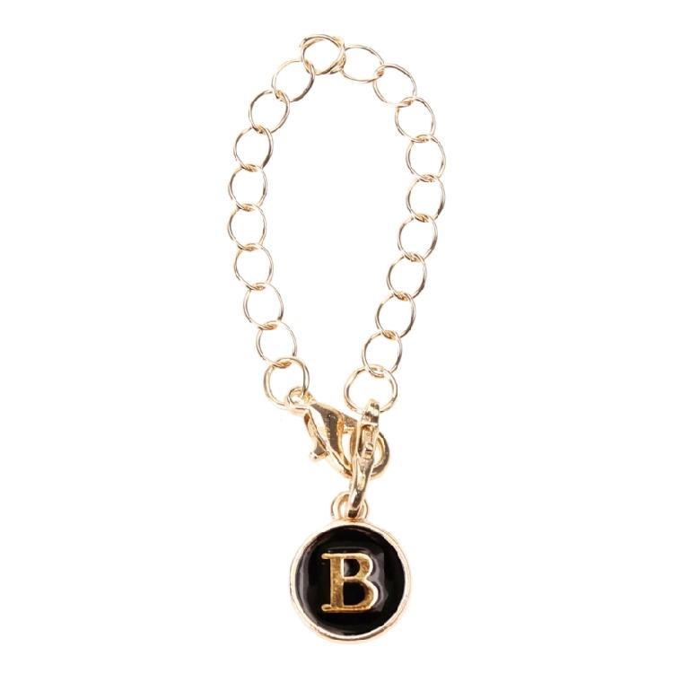 

Water Cup Handle Identification Letter Charm Personalized Letter Charm чорний