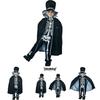 Kids Boy Skeleton Skull Ghost Cloak Halloween Cosplay Party Outfit Costume