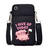 Casual mobile phone bag cute printing new messenger bag Korean version versatile small bag vertical change bag