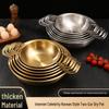 Gold Double Ear Thickened Stainless Steel Noodle & Soup Pot