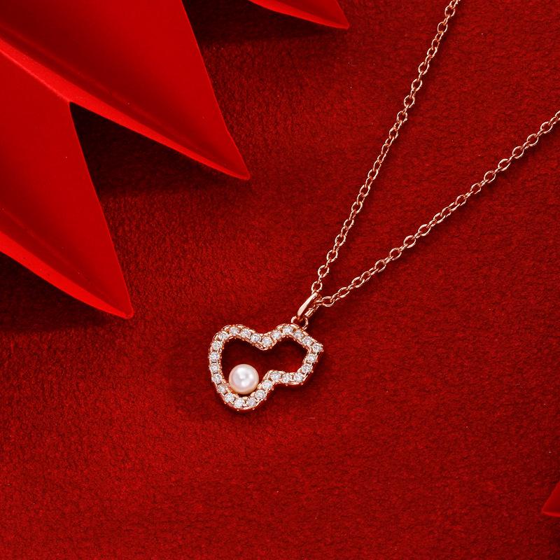 

S925 Sterling Silver Fu Lu Gourd Pearl Women s Retro Exquisite Necklace Jewelry 925 Silver
