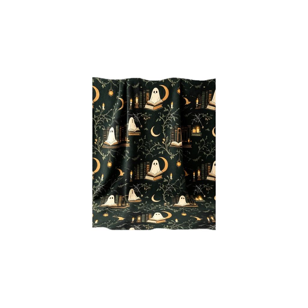 Halloween Flannel Throw Blanket Pumpkin Pattern for Sofa Bedroom Conditioning, Lightweight Decorative Coverlet