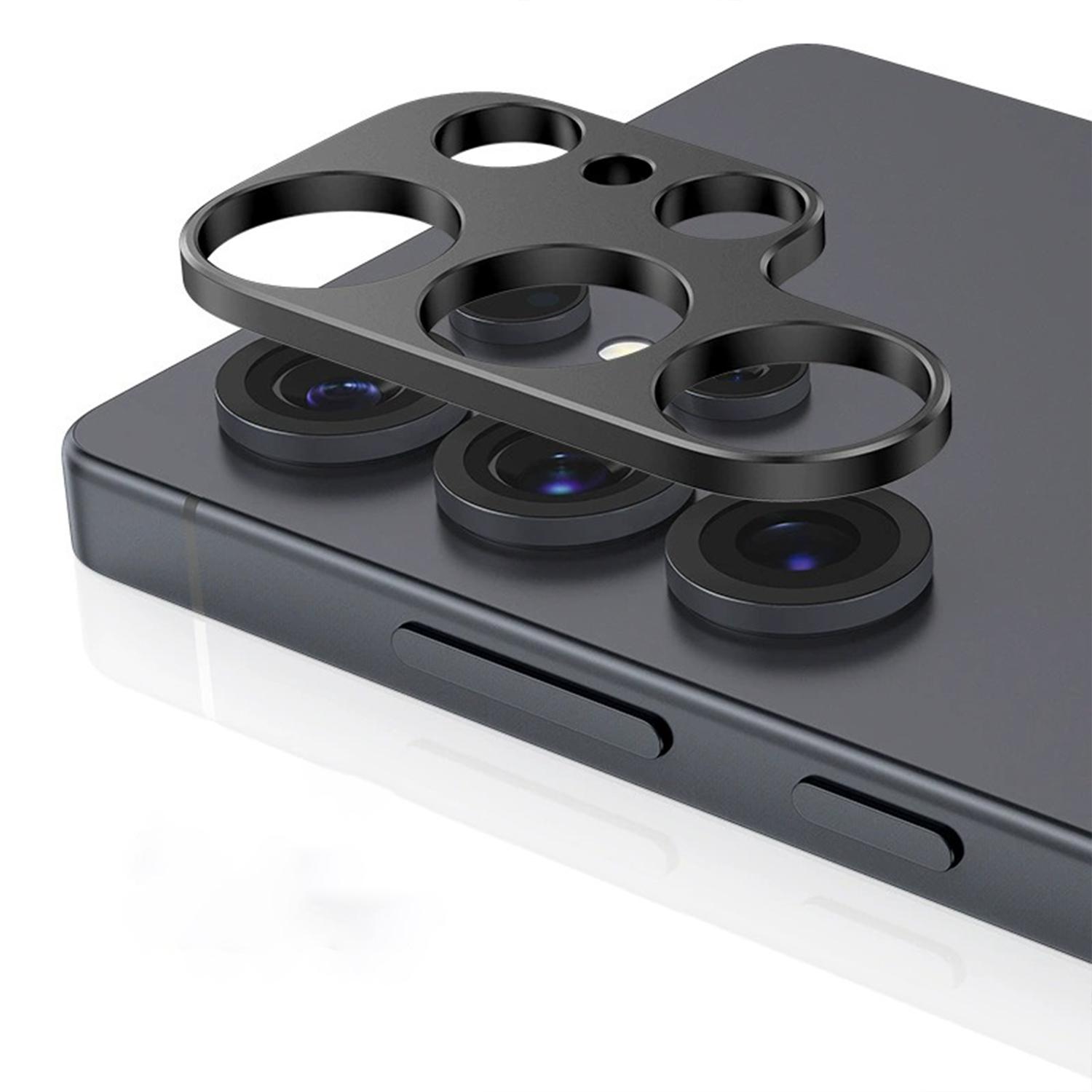 

For Samsung Galaxy S25 Ultra Hollow Lens Protector Aluminum Alloy Phone Camera Bezel Cover A