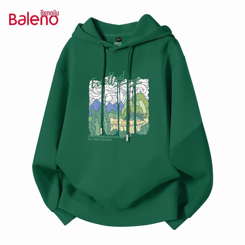 Baleno Men's Heavyweight Graphic Hoodie