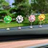 Car Dashboard Decorations Shaking Cartoon Animal Flower Ornament Car Accessoriea Home Office Desk Decoration with Spring