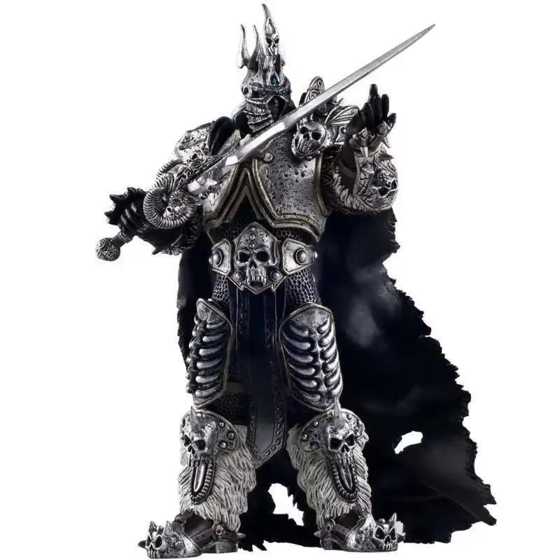 WOW The Lich King Arthas Menethil 7 Inch PVC Action Figure Fall Of The Lich King Collectible Toy Model For Warcraft Game Fans