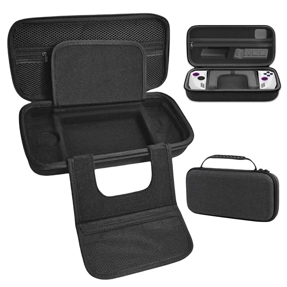 

Ударопрочный чехол для хранения EVA для игровой консоли Asus Rog Ally X/Rog Ally, портативный дорожный чехол, жесткий защитный чехол чёрный