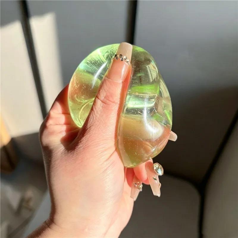Slow Rebound Stress Maltose Colorful Fruit Apple Ball Anti Stress Ball Toy Soft Slow Rebound Stress Anxiety Relief Fidget Toy