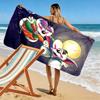 Diddl3 Print Beach Towel, Large Soft Quick Dry Towel for Beach Camping Swimming