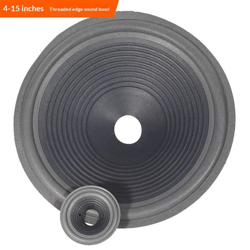 1 Pezzo Cono di Carta Woofer per Altoparlante 4/5/6.5/8/10/12 Pollici Kit di Riparazione Bobina Mobile con Sospensione in Schiuma Per Home Theater Studio Sistema Fai da Te
