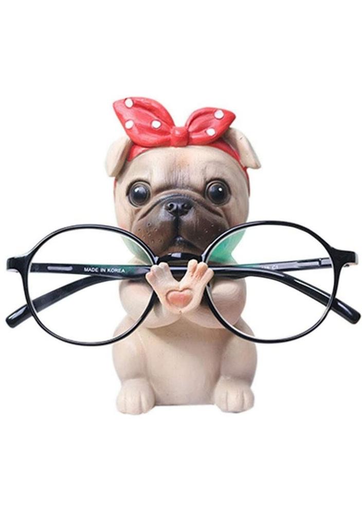 Copeflap Glasses Glasses Desktop Glasses Stand Stand, Holder, (Pug)