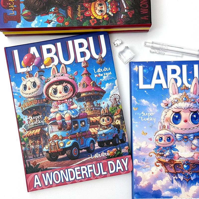 A5 Notebook High-value Cartoon Horizontal Line Book Cartoon Hand Account Book Student Super Thick Notepad