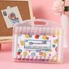 Washable Hard-Tip Watercolor Pens for Kids, 12 Colors, Triangular Barrel, Large Capacity, Boxed Set.