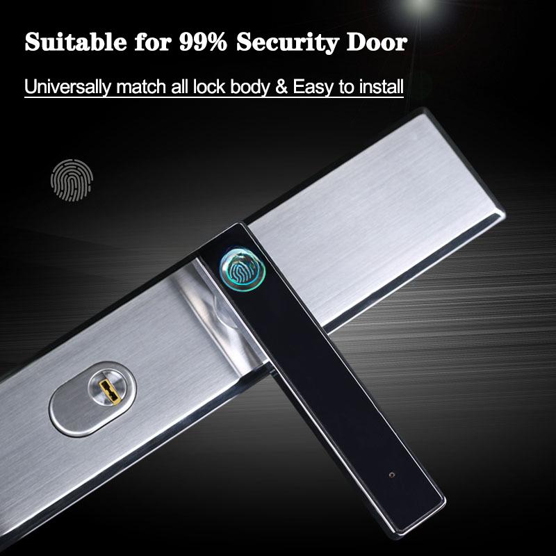 Smart Biometric Fingerprint Lock Security Keyless Electronic Smart Fingerprint Door Lock for Home Office Electronic Hotels