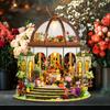 YIIEL Miniature Dollhouse Handmade Kit with Instructions Glass Flower Kit, Beginner's (Sunshine House)