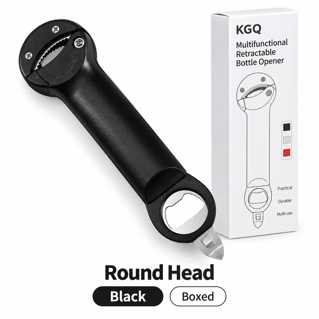 Multifunctional Retractable Bottle Opener Can Opener Jar Opener Beer Cap Opener Kitchen Tool Magnetic Storage Gadget1