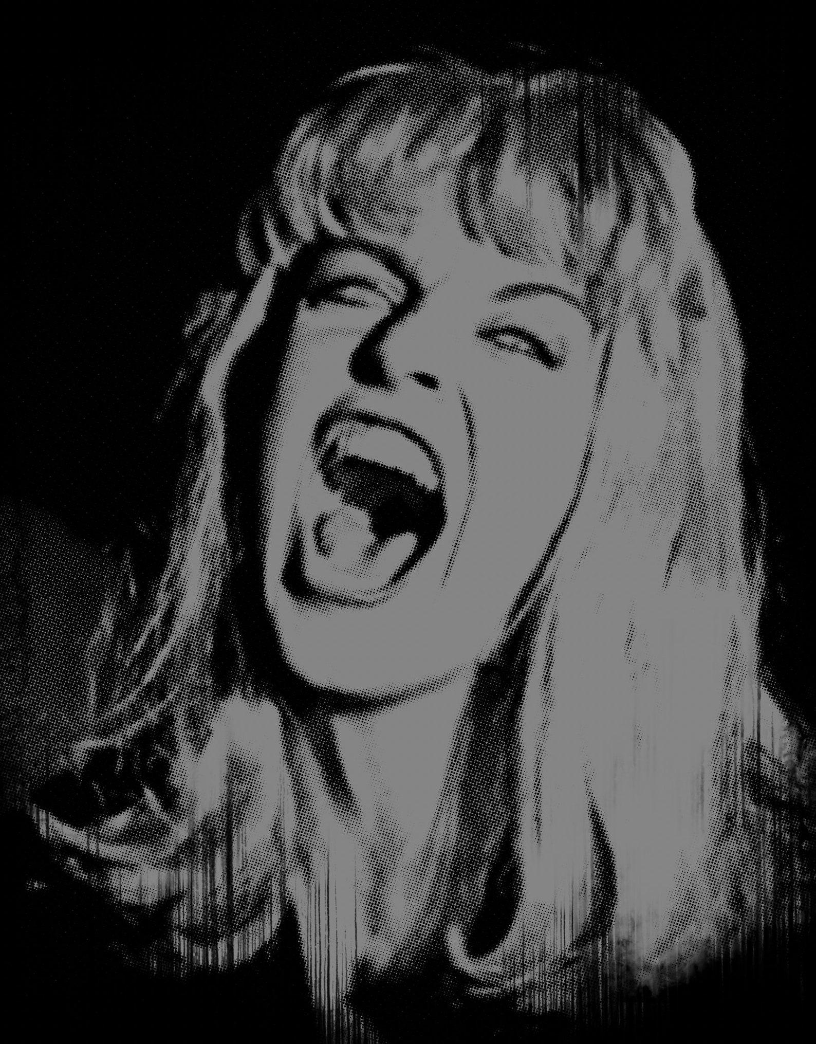Laura Palmer Doppelganger T-Shirt: Twin Peaks Cult Classic, Hand-Printed M
