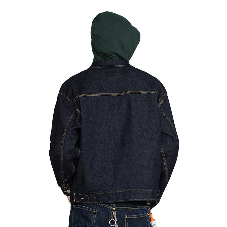 Lee Solid Color Contrast Stitch Multi Pocket Denim Jacket Men jackets LMT004078101292898L00