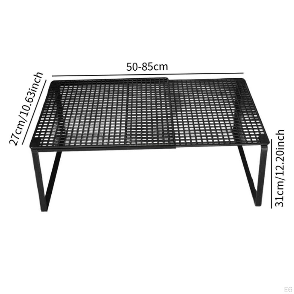 Nastavitelná rozšiřitelná police do spíže, úsporný skříňkový prostor, stohovatelný organizér, kancelářský šálek