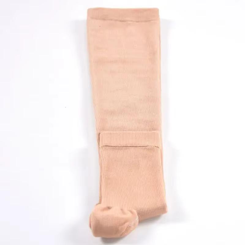 Calf Compression Stockings Pressure Stockings Elastic Open Toe Knee High Stockings Calf Support Leg Guards Long Calf Sleeves