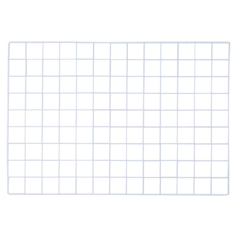 

Wall Grid Frame with Hooks for Jewelry and Décor 80cm × 40cm белый