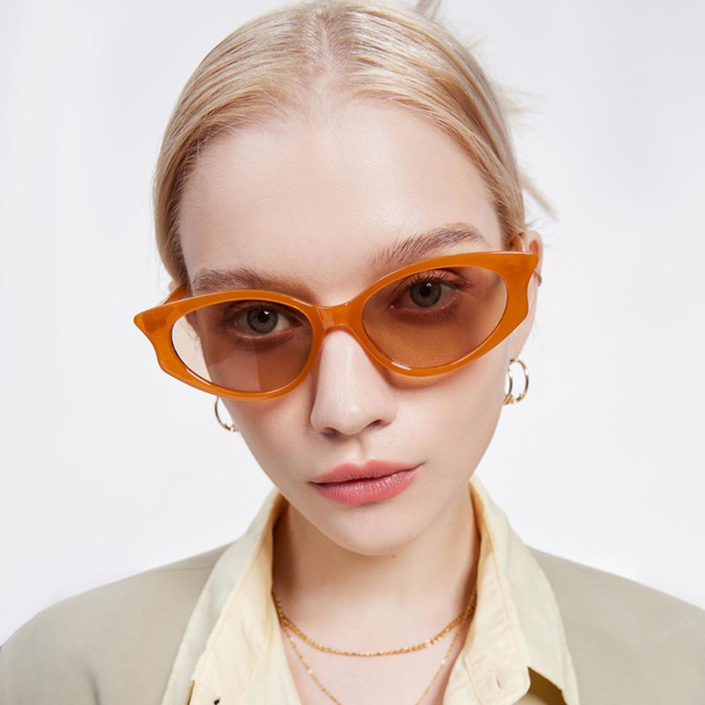 New Fashion Cat Eye Sunglasses For Men Women Trendy Brand Design Street Photography Sun Glasses Outdoor Sunscreen Shades UV400