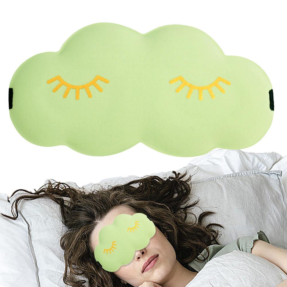 Blind Folds For Sleep Cloud Shape Foam Blind Folds For Sleep Multifunctional Ergonomic Sleep Cover With Adjustable Button For