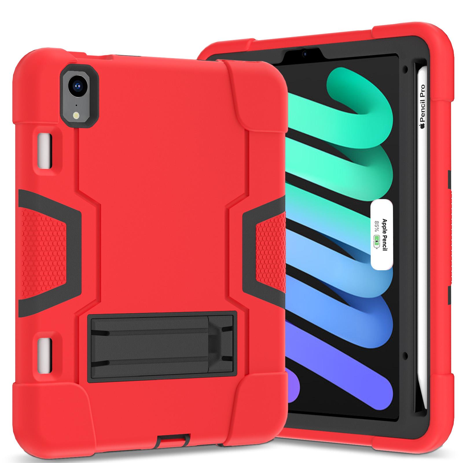 

Tablet Protective Case B1 Model Suitable for iPad Mini6 ()/Mini7 ()/With Pen Slot Bracket 12 Colors Available iPad mini 7 8.3inch красный черный