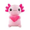 Cute Cartoon Axolotl Plush Toy Super Soft Salamander Animal Stuffed Plushie Pillow Couple Soft Axolotl Home Decor Christmas Gift