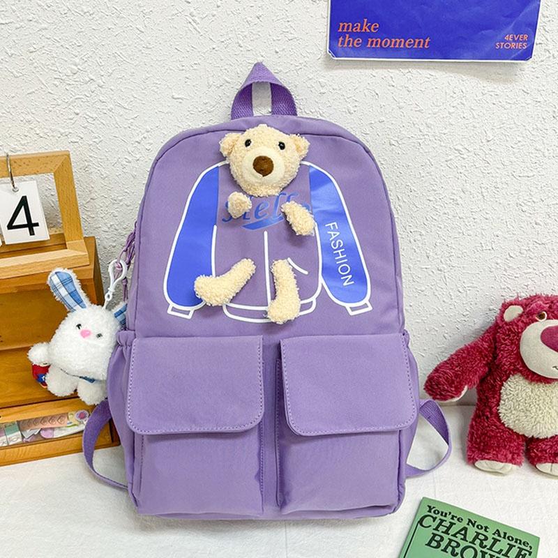 

IELGY Женский вместительный легкий модный рюкзак для отдыха на природе фиолетовый