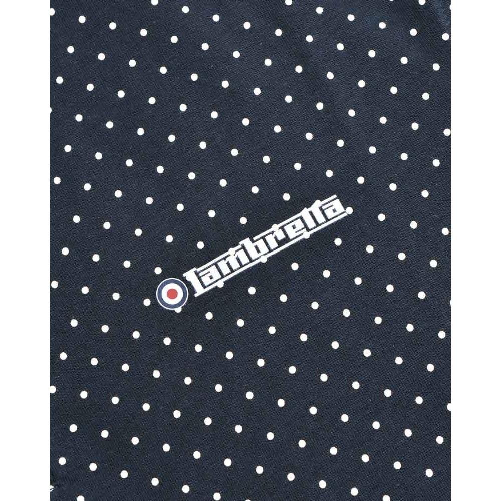 Lambretta Mens Polka Dot Big & Tall Polo Shirt