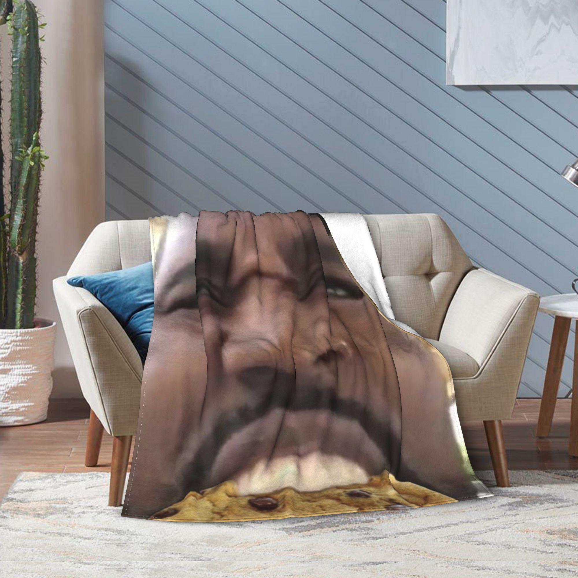 

k-kanyes w-wests funny meme Throw Blanket for Couch Cozy Plush Blanket 50x60 Inches Multiple Sizes Bedspread for All Seasons 75x90cm