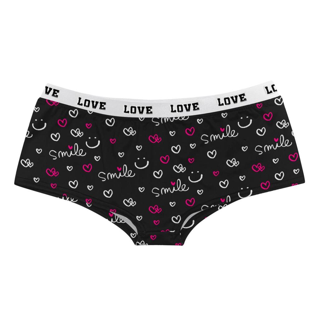 En Stock 2024 Pantalones Cortos Ultra Cortos para Mujer Estampado de Corazón, Se Pueden Usar Afuera, Diseño Tentador