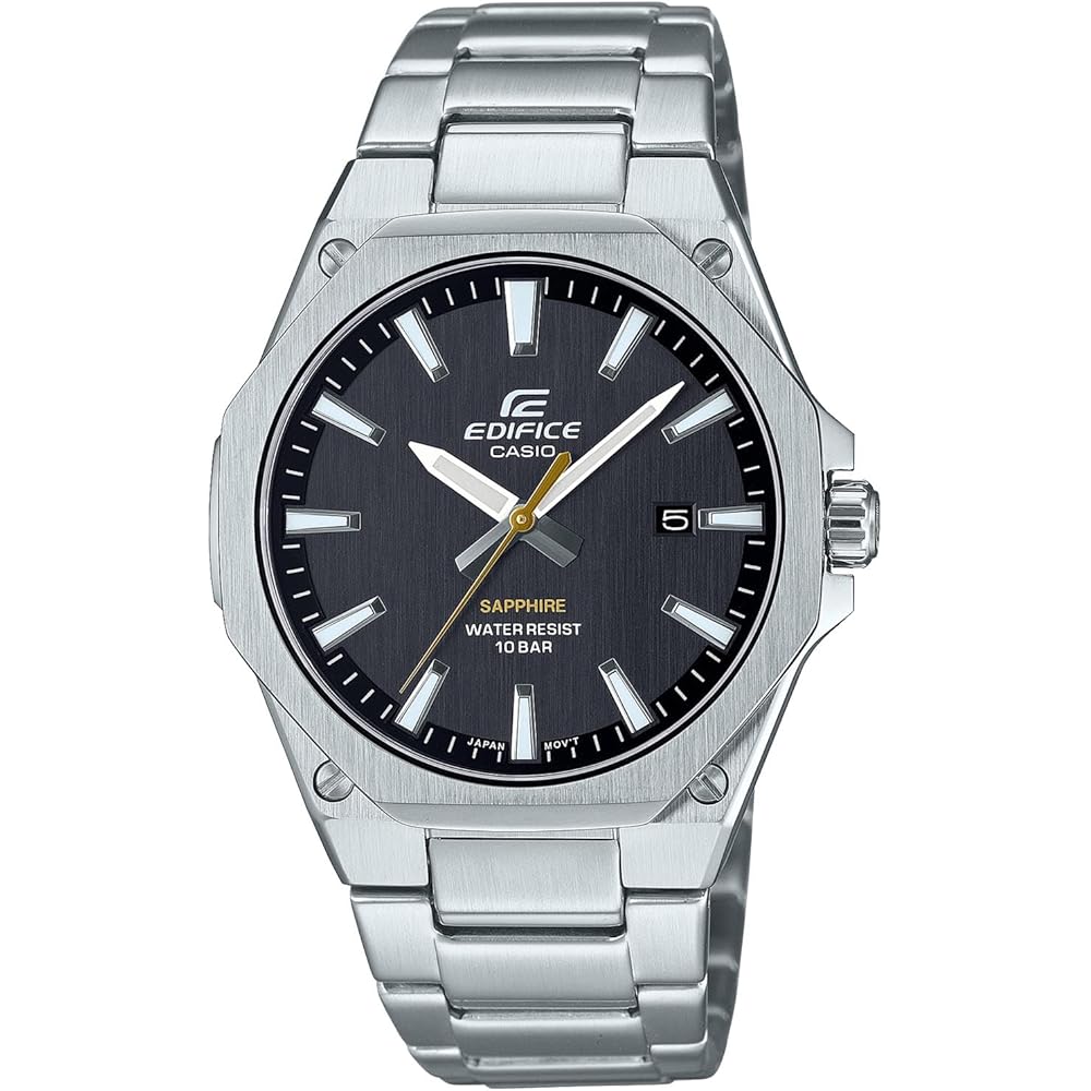Casio Edifice Sapphire Glass Men s Watch EFR-S108DJ-1AJF Black