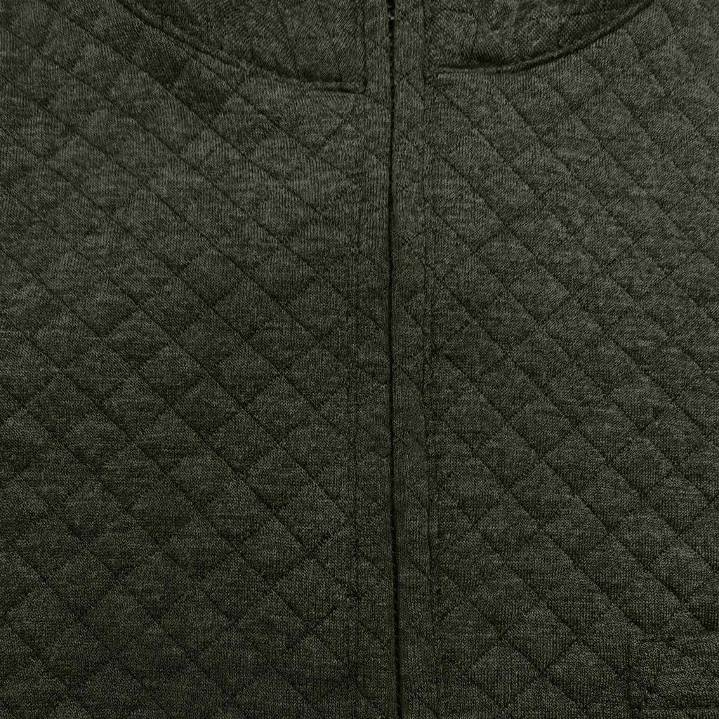 Men's Stand Up Collar Sweatshirt With  Zipper Casual Design