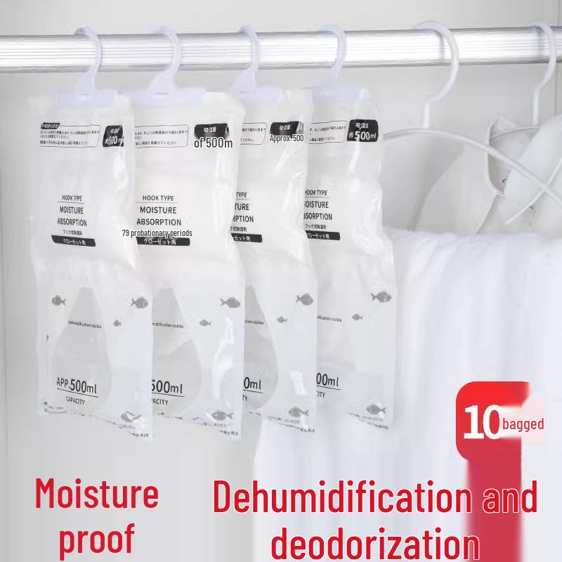 Wardrobe Dehumidifier & Moisture Absorber - Anti-Mold, Hanging & Standing, Multifunctional Desiccant, Free Shipping.