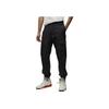 Solid Color Logo Joggers with Drawstring Men Bottoms Black DV7580-010