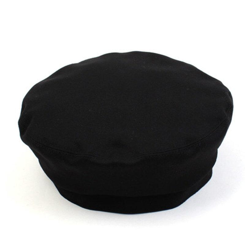 Universal chemistry Belted Black Wool Beret woolBeret