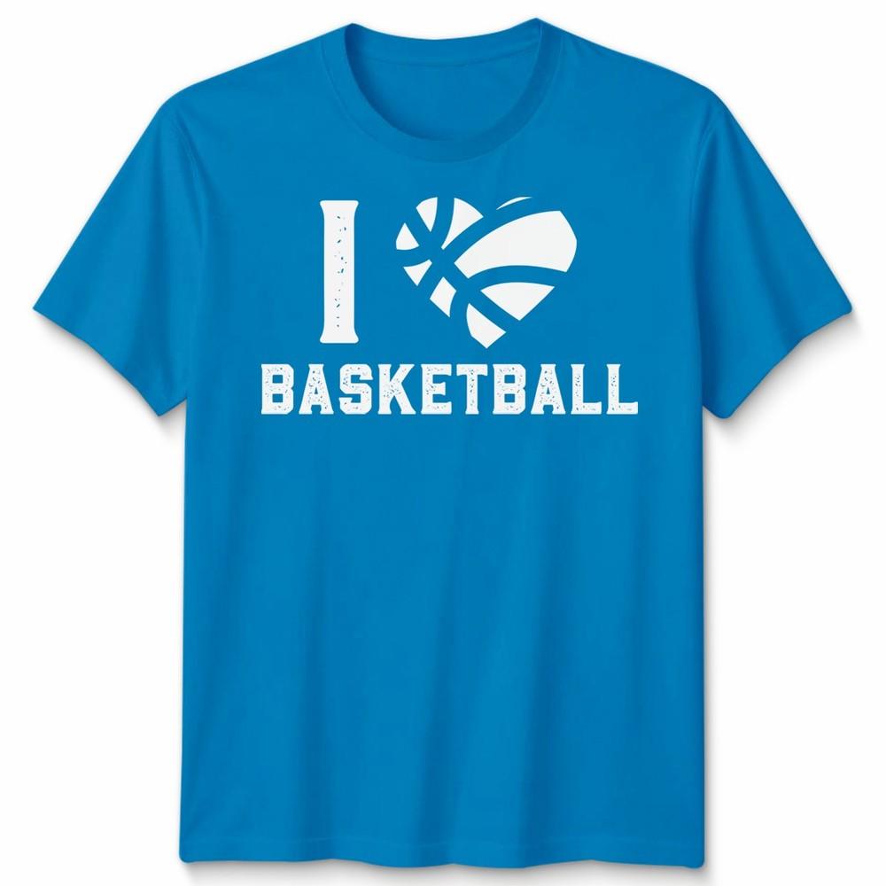 I Love Basketball Sports Fan Tee Unisex Unisex Graphic Unisex TShirt